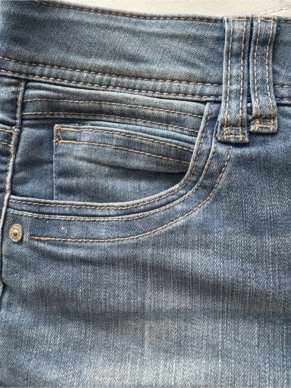 Democracy Ab Technology Skinny Jeans Women’s 4 Mid Rise Stretch Blue Denim - Picture 16 of 16